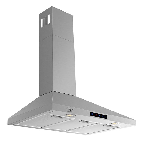 Streamline Convertible/Wall Mount Kitchen Range Hood - 30-in - Stainless