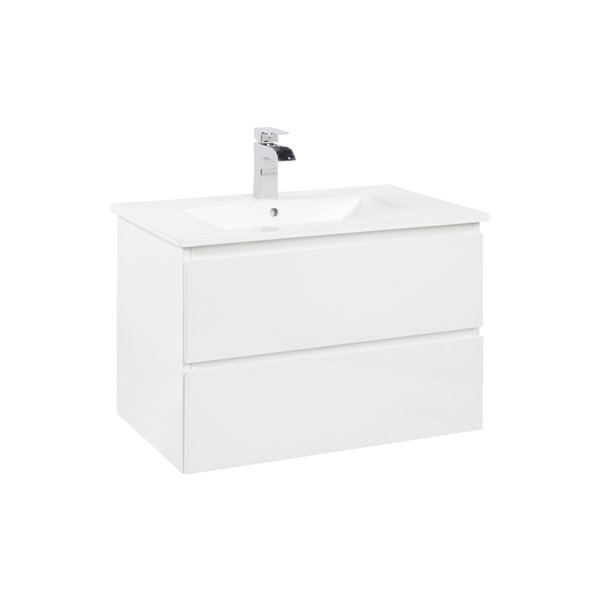 Foremost Marleau 30-in White Single Sink Bathroom Vanity with