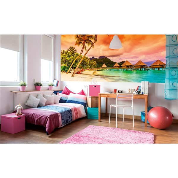 Dimex Polynesia Wall Mural - 12-ft 3-in x 4-ft 9-in