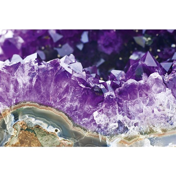 Dimex Amethyst Wall Mural - 12-ft 3-in x 8-ft 2-in