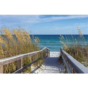 Dimex Sandy Boardwalk Wall Mural - 12-ft 3-in x 8-ft 2-in