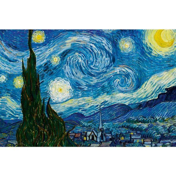 van gogh starry night mural