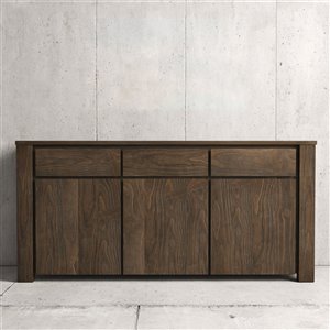 Urban Woodcraft Teca Dining Buffet - 75-in - Pine - Salvaged Espresso