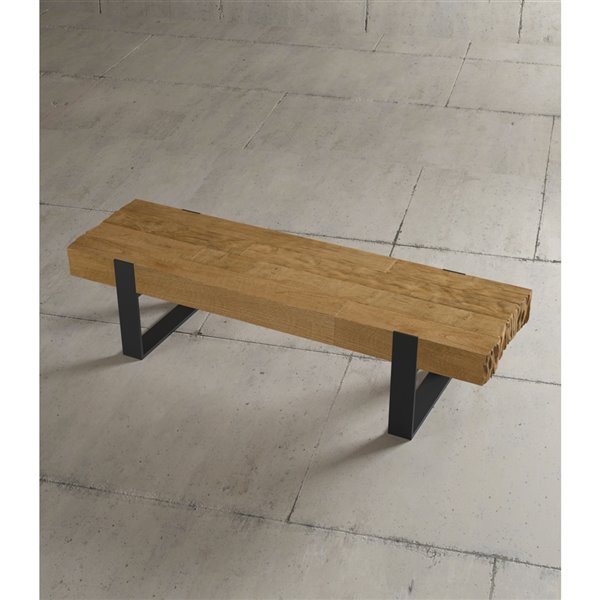 Urban Woodcraft Halifax Rectangular Coffe Table - 55-in - Natural Teak