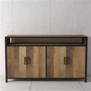 Urban Woodcraft Ohio Buffet - 71-in - Asian Hardwood - Multi-coloured Teak