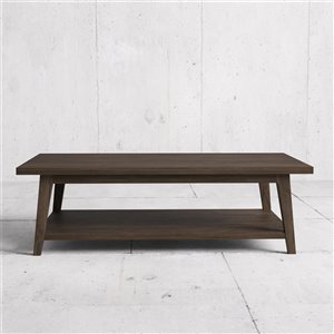 Urban Woodcraft Citation Rectangular Coffe Table - 51-in - Salvaged Espresso