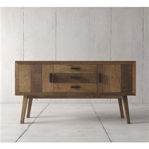 Urban Woodcraft Citation Buffet - 60-in - Asian Hardwood - Multi-coloured Teak