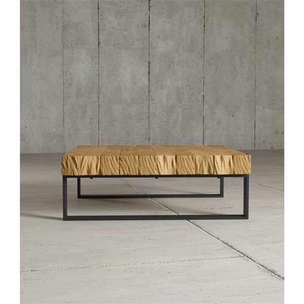 Urban Woodcraft Halifax Square Coffe Table 40in Natural Teak RONA