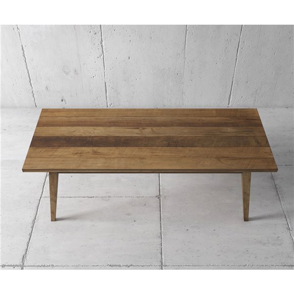 Urban Woodcraft Copenhagen Rectangular Fixed Dining Table - 78-in - Natural Teak