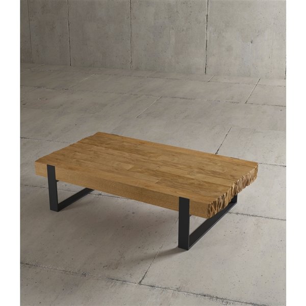 Urban Woodcraft Halifax Rectangular Coffe Table - 55-in - Natural Teak ...