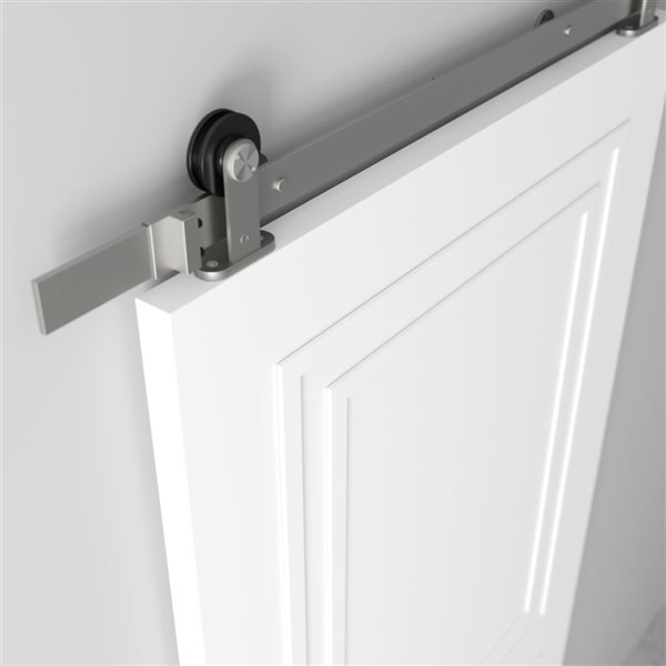 Urban Woodcraft Alton Prefinished MDF Single Barn Door - 40-in x 83-in - White