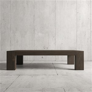 Urban Woodcraft Madison Rectangular Coffe Table - 55-in - Natural Teak