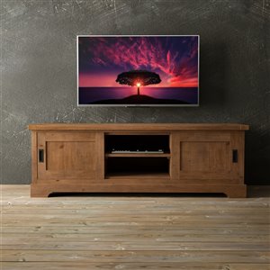 Urban Woodcraft Algonquin TV Stand - 68.5-in - Antique Pine