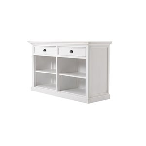 NovaSolo Halifax Buffet with 2 Drawers in White - 33.5-in x 57-in