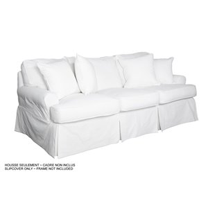 Housse pour sofa Horizon T-Cushion de Sunset Trading, blanc cassé