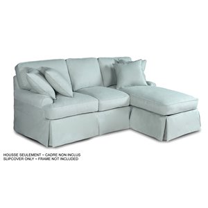 Housse pour sofa et chaise Horizon de Sunset Trading, tissu performance bleu océan