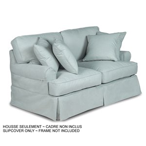 Housse pour causeuse Horizon de Sunset Trading, tissu performance bleu océan