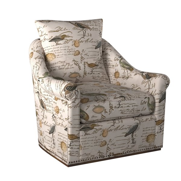 nailhead swivel chair