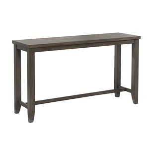 Sunset Trading Shades of Gray Rectangular Pub Table - 65.5-in - Grey