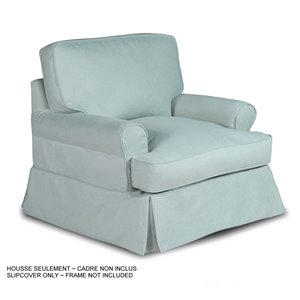 Housse pour chaise Horizon T-Cushion de Sunset Trading, tissu performance bleu océan
