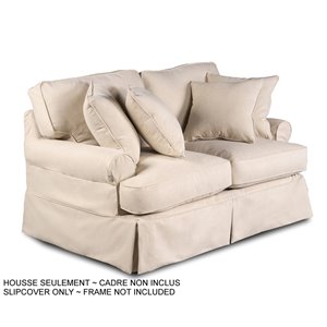 Housse pour causeuse Horizon T-Cushion de Sunset Trading, tissu performance beige