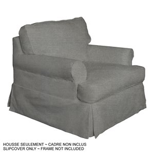Housse pour chaise Horizon T-Cushion de Sunset Trading, tissu performance gris