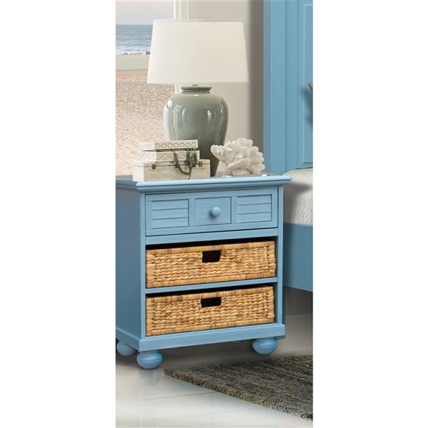 Sunset Trading Cool Breeze Chest 5 Drawer Beach Blue 