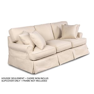 Housse pour sofa Horizon T-Cushion de Sunset Trading, beige