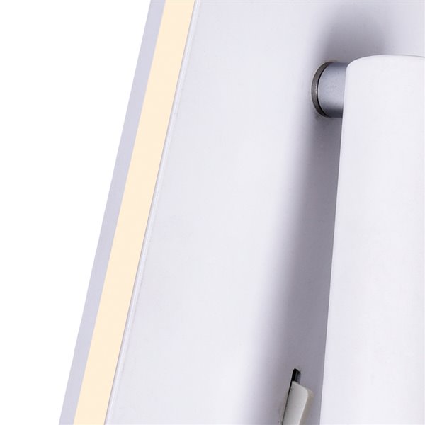 CWI Lighting Private I LED Wall Sconce - 8-in - White