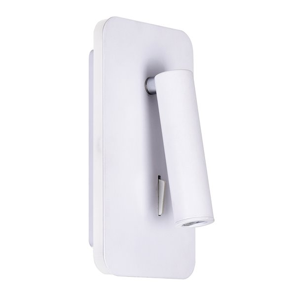 CWI Lighting Private I LED Wall Sconce - 8-in - White