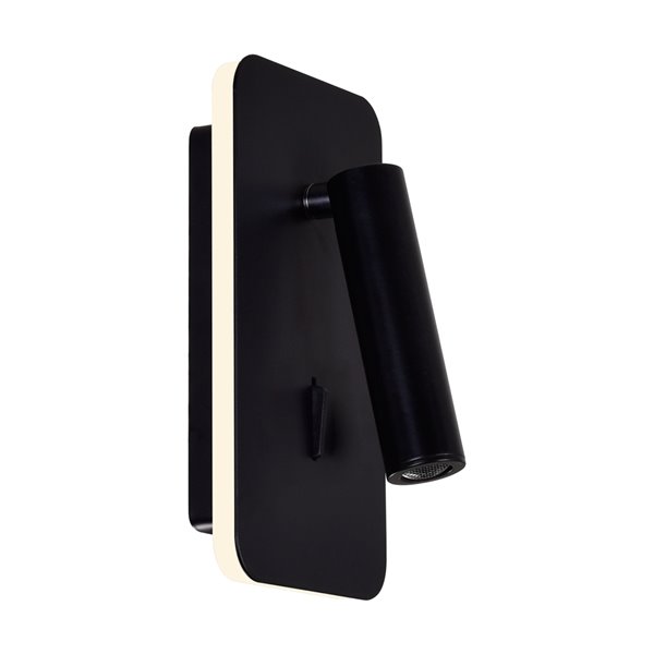 CWI Lighting Private I LED Wall Sconce - 8-in - Matte Black