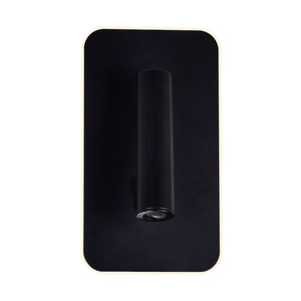 CWI Lighting Private I LED Wall Sconce - 8-in - Matte Black