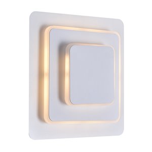 CWI Lighting Private I LED Wall Sconce - 9-in - Matte White