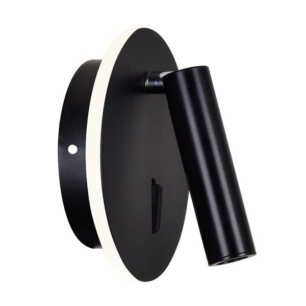 CWI Lighting Private I LED Wall Sconce - 5-in - Matte Black