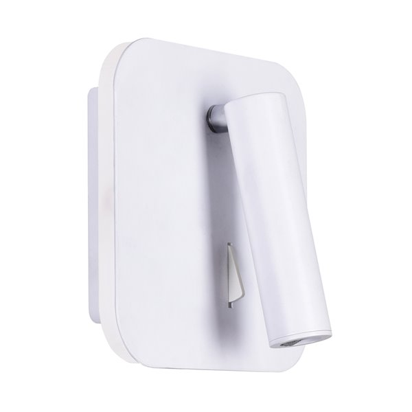 CWI Lighting Private I LED Wall Sconce - 6-in - Matte White