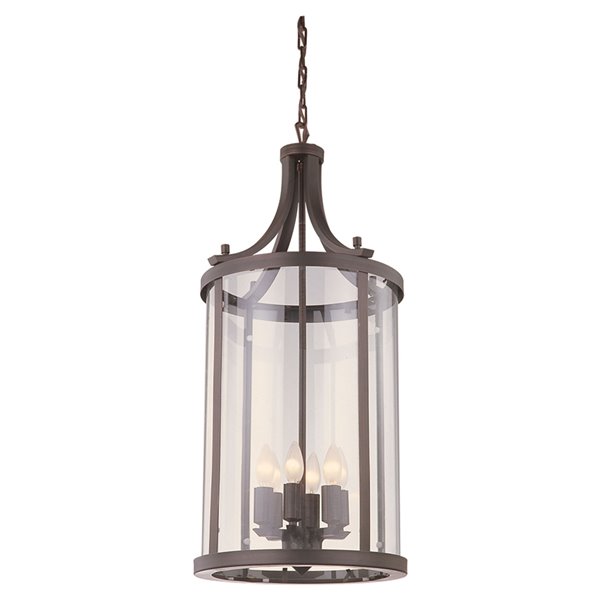 DVI Niagara Contemporary 6-Light Chandelier - Oil Rubbed Bronze