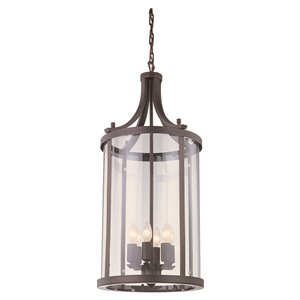 DVI Niagara Contemporary 6-Light Chandelier - Oil Rubbed Bronze