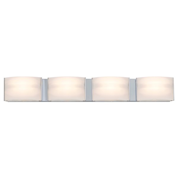 DVI Vanguard Contemporary Vanity Light - 4-Light - Chrome