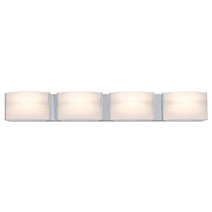 DVI Vanguard Contemporary Vanity Light - 4-Light - Chrome