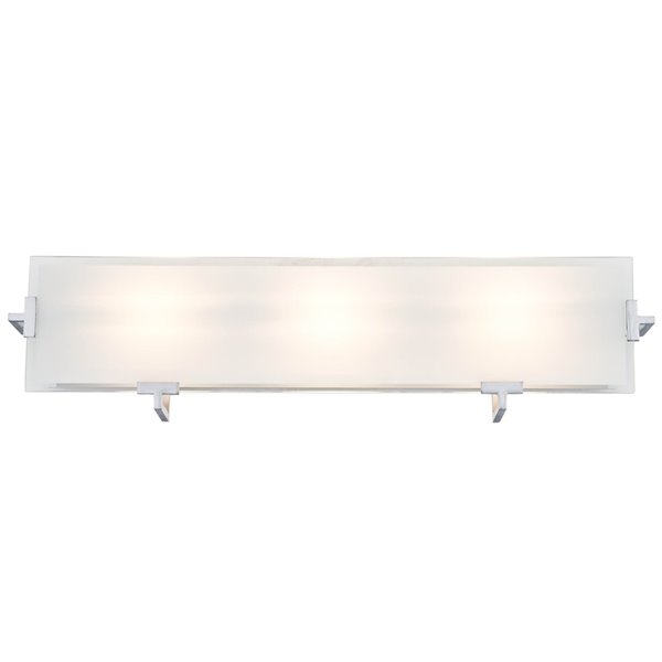 DVI Zurich Contemporary Vanity Light - 3-Light - Chrome