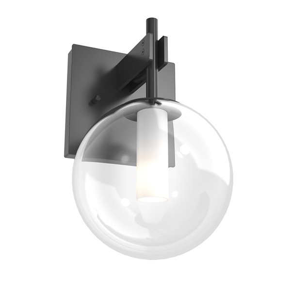 DVI Courcelette Modern 1-Light Wall Sconce - 6-in - Graphite Grey