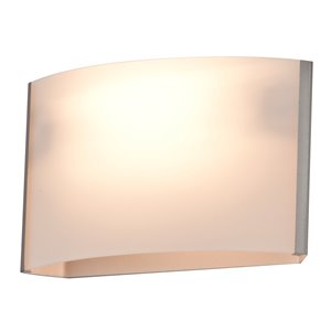 DVI Vanguard Contemporary 1-Light Wall Sconce - 7-in - Satin Nickel