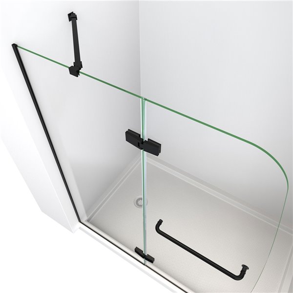 DreamLine Aqua Ultra Shower Door - 45-in x 72-in - Satin Black