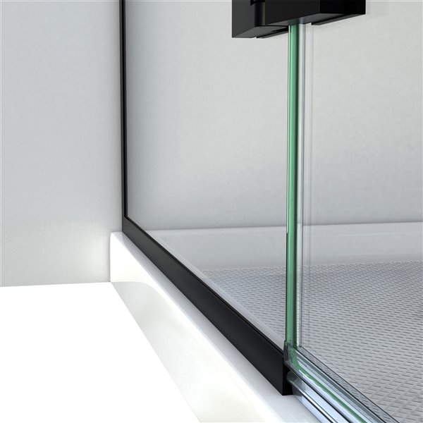 DreamLine Aqua Ultra Shower Door - 45-in x 72-in - Satin Black