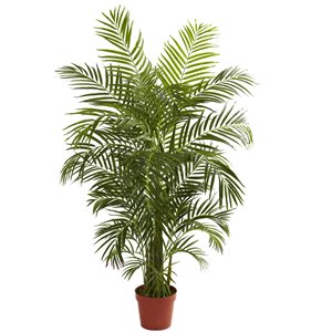 Nearly Natural Areca Palm Tree - UV Resistant - 4.5-ft - Green