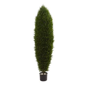 Nearly Natural Cyprus Tree - Indoor/Outdoor - 5-ft - Green