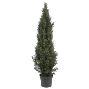Nearly Natural Mini Cedar Pine Tree - Indoor/Outdoor - 5-ft - Green