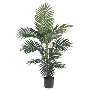 Nearly Natural Golden Cane Palm Silk Tree - 6.5-ft - Green