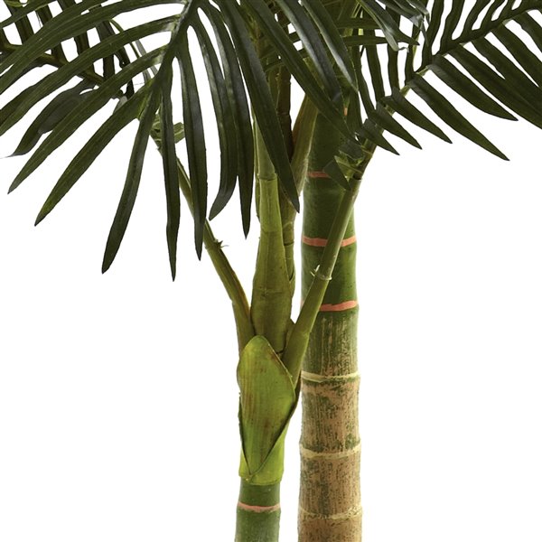 Nearly Natural Golden Cane Palm  Tree - 5-ft - Green