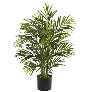 Nearly Natural Areca Palm Tree - UV Resistant - 2.5-ft - Green